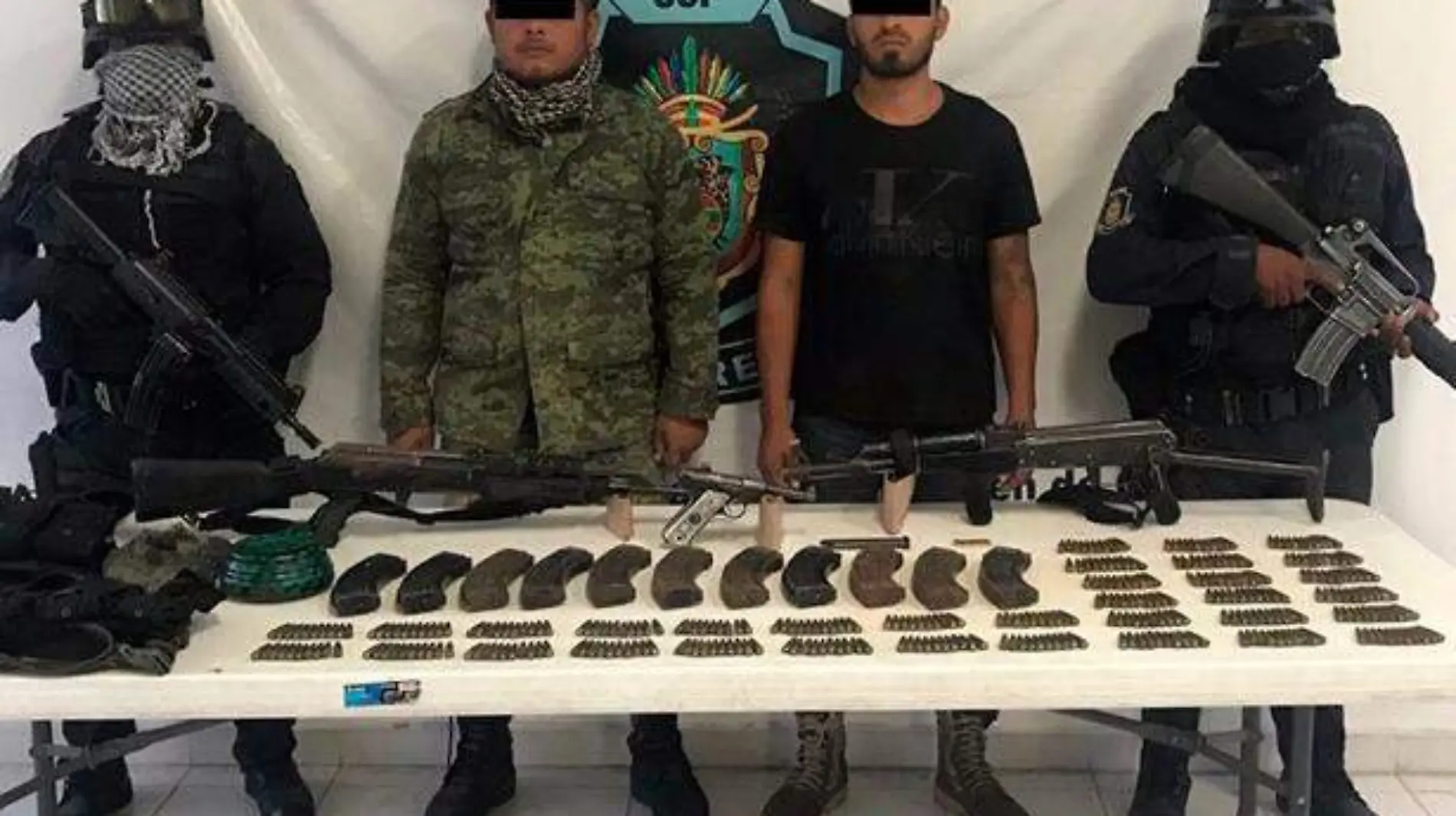 Detenidos por armas de fuego ilegales